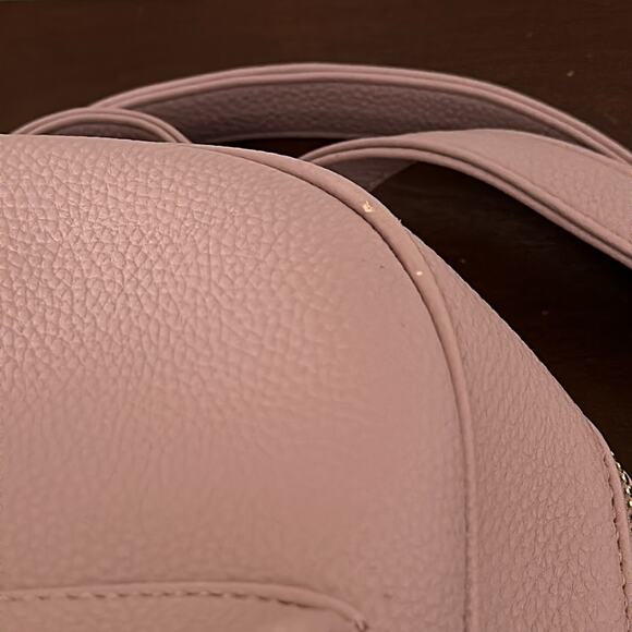 Blush Pink Faux Leather Mini Backpack - Picture 8 of 11